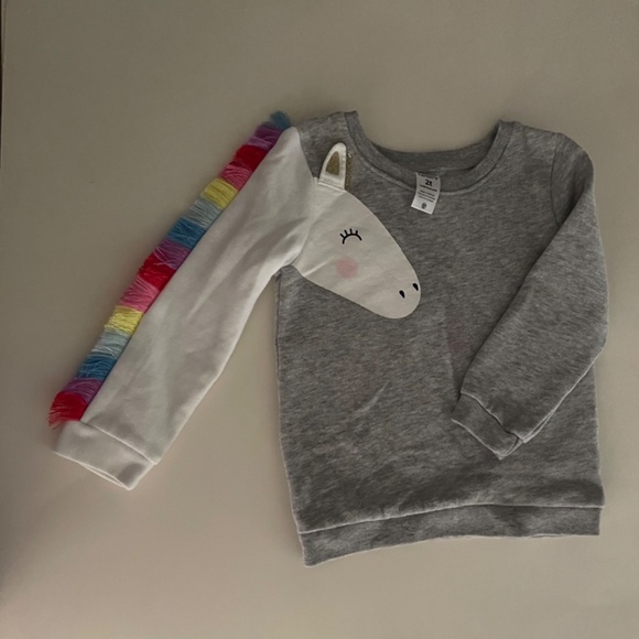 Carter’s 2T Girls Sweatshirts (set of 2 shirts) - Picture 2 of 13